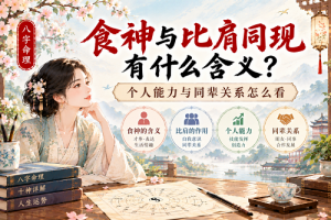 食神与比肩同现有什么含义？个人能力与同辈关系怎么看