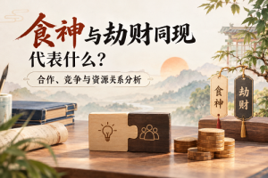 食神与劫财同现代表什么？合作、竞争与资源关系分析
