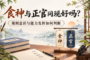 食神与正官同现好吗？规则意识与能力发挥如何判断