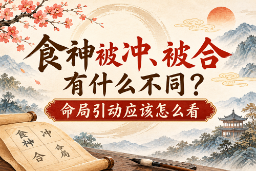 食神被冲、被合有什么不同?命局引动应该怎么看 食神被冲、被合有什么不同?命局引动应该怎么看