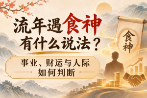 流年遇食神有什么说法？事业、财运与人际如何判断